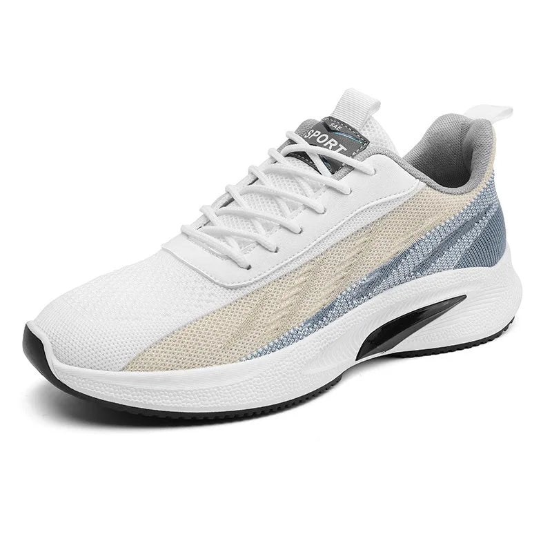 Fashion Men Sneakers Mesh Casual Shoes Lac-Up Men Shoes Lightweight Vulcanize Shoes Walking Sneakers Zapatillas Hombre