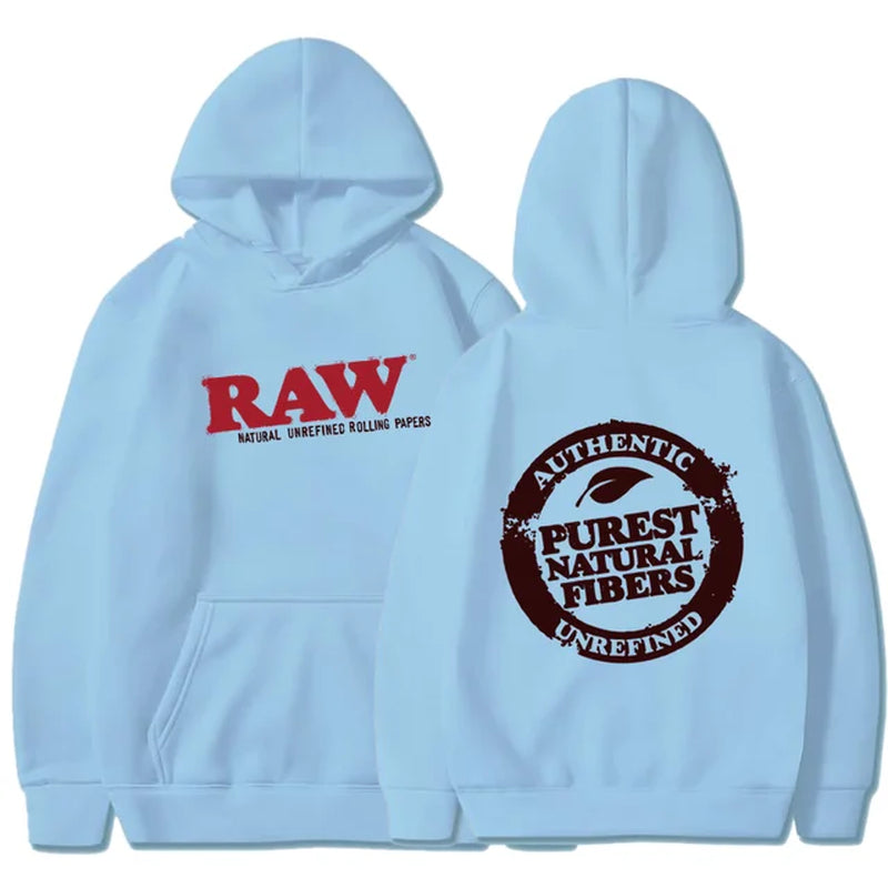 RAW Fashion Hoodie Men'S Sweatshirt Polar Fleece Hooded Harajuku Hip Hop Casual Men'S Ladies Hoodie High Quality Pullover Hoodie