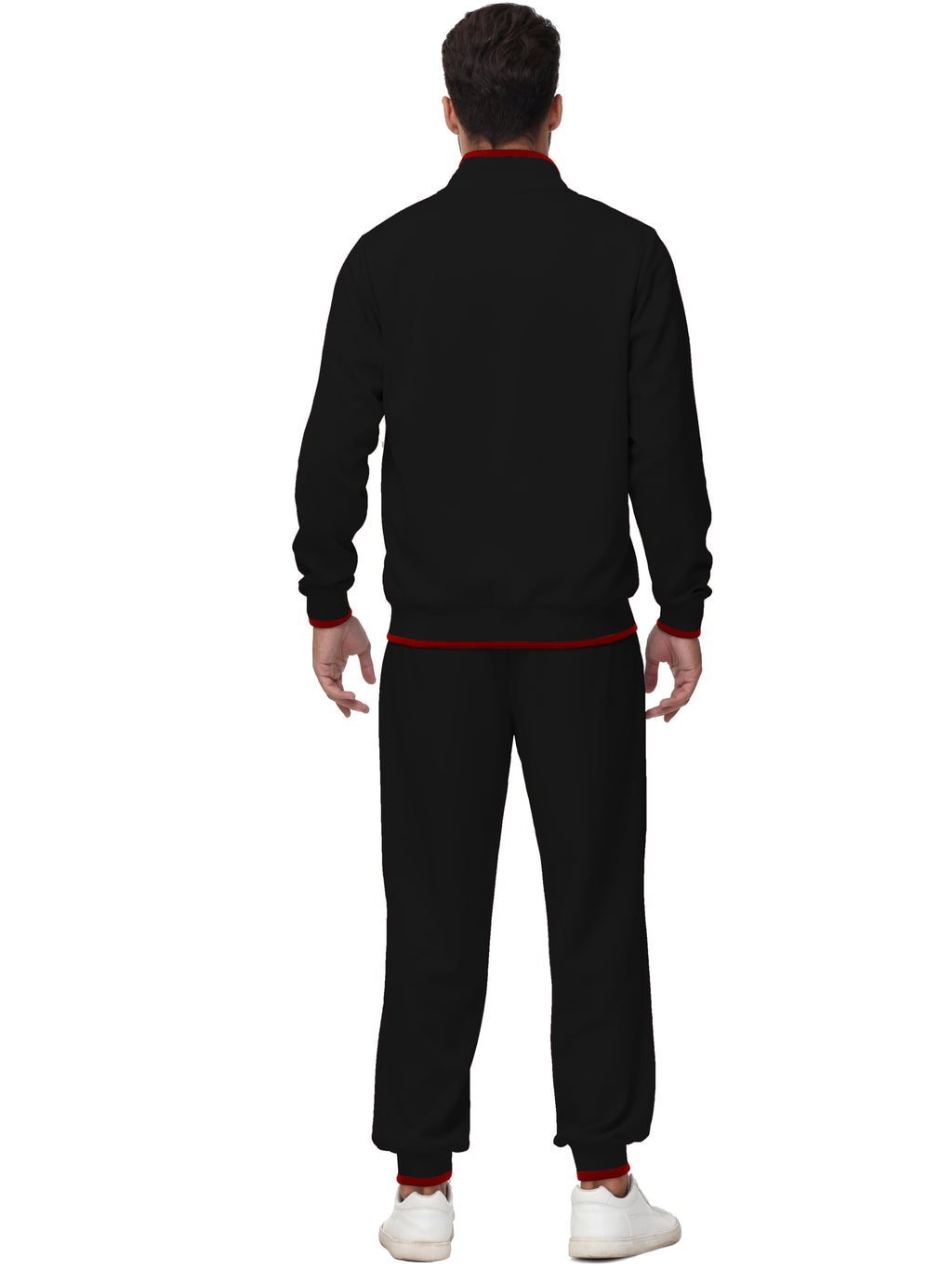 Men'S Tracksuits Sweatsuits for Men Set Track Suits 2 Piece Casual Athletic Jogging Warm up Full Zip Sweat Suits Black XL