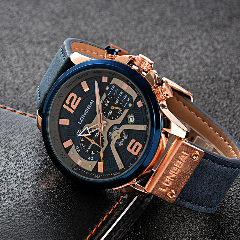 Multifunctional Waterproof Quartz Watch High-End Watch