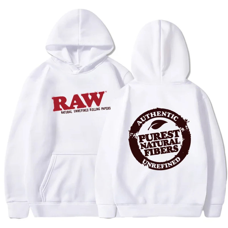 RAW Fashion Hoodie Men'S Sweatshirt Polar Fleece Hooded Harajuku Hip Hop Casual Men'S Ladies Hoodie High Quality Pullover Hoodie